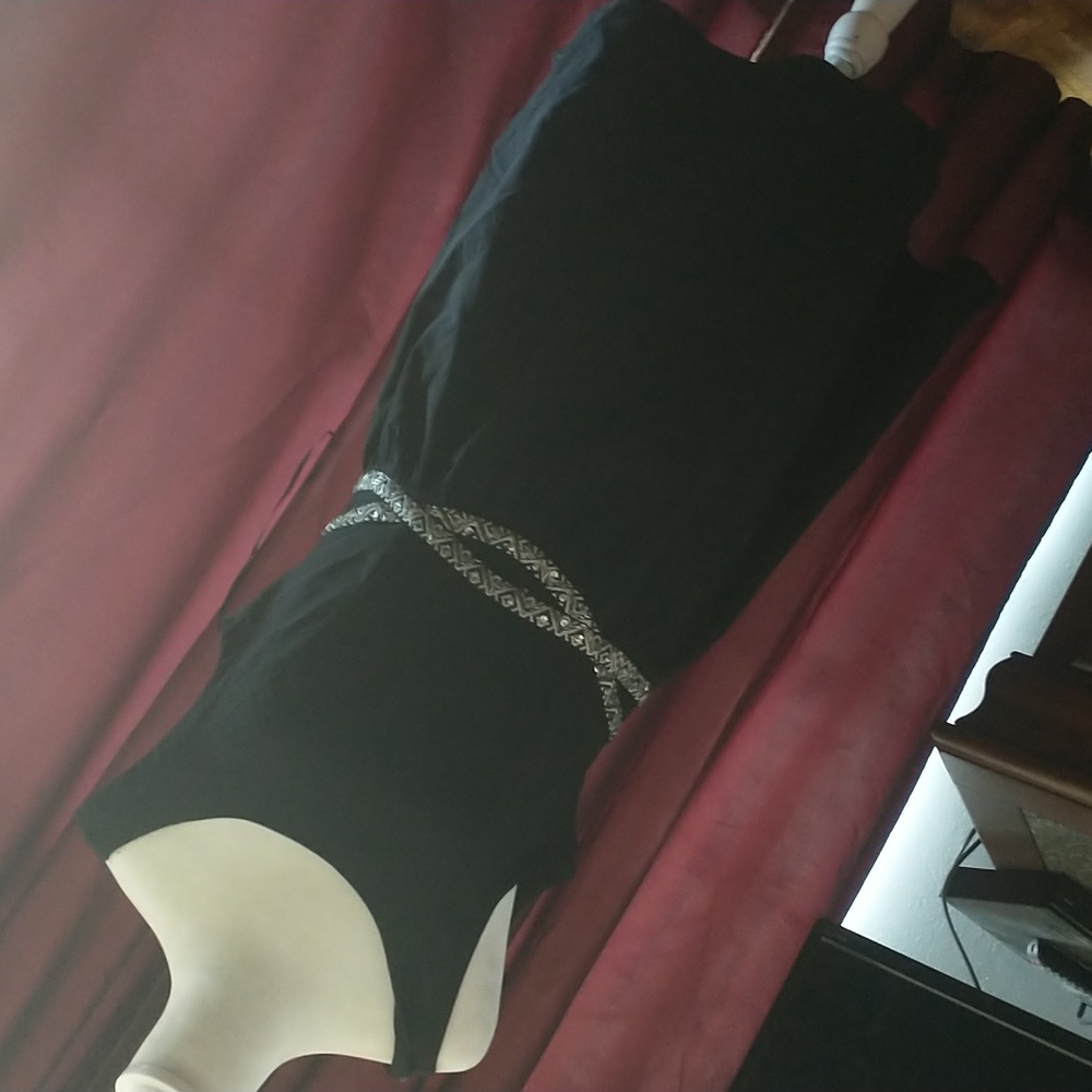 Black Lovepoint backless Sundress size large NWT